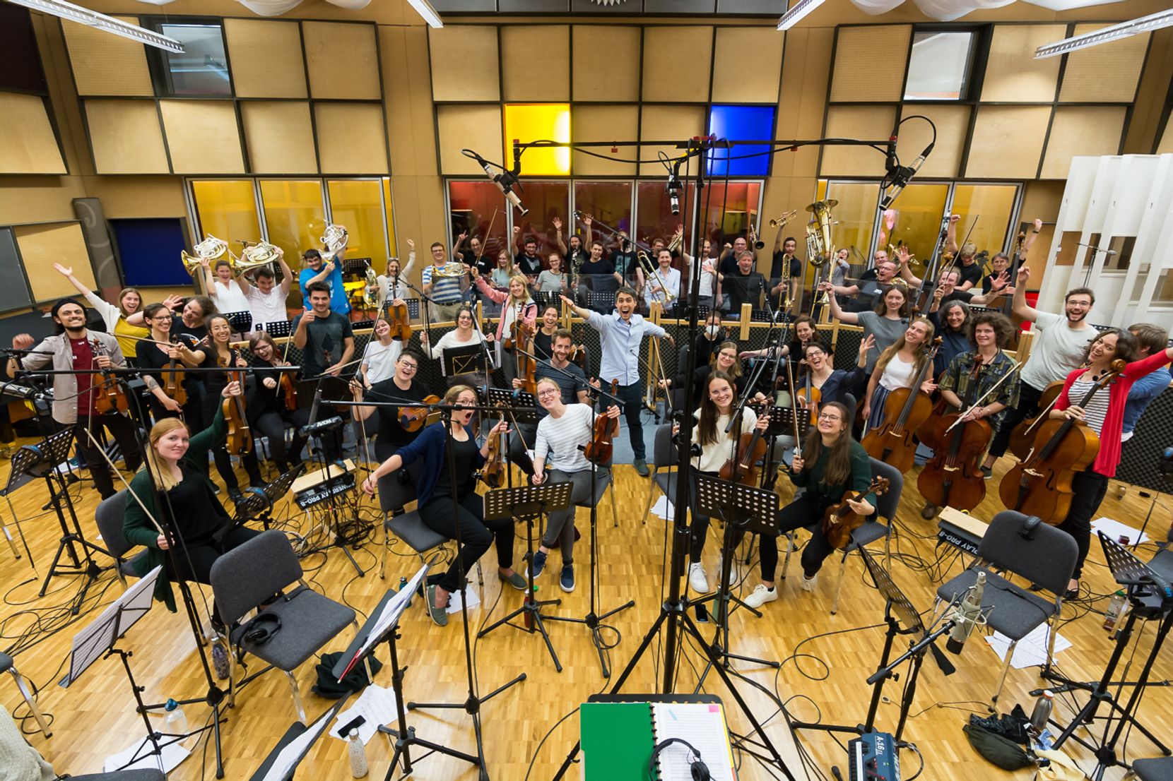 Gruppenfoto des Zürcher Filmorchesters.